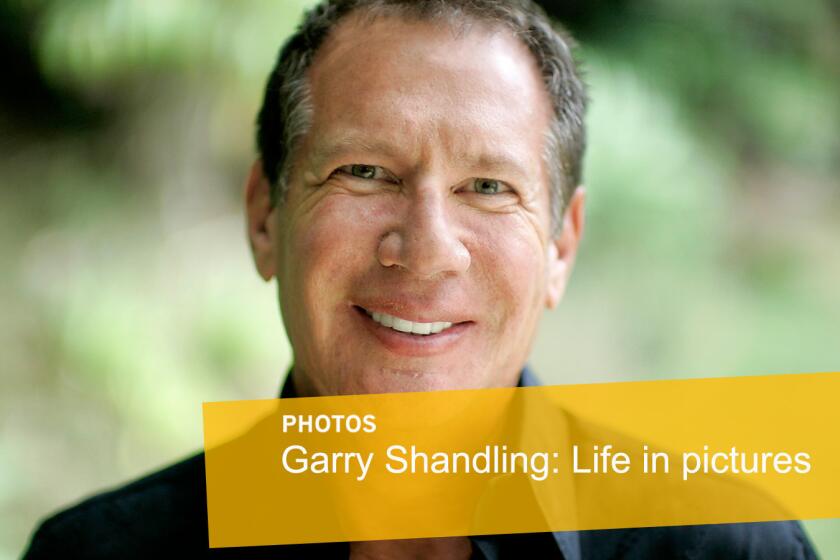 Comedy writer and actor Garry Shandling is shown at his Brentwood home in 2007.
