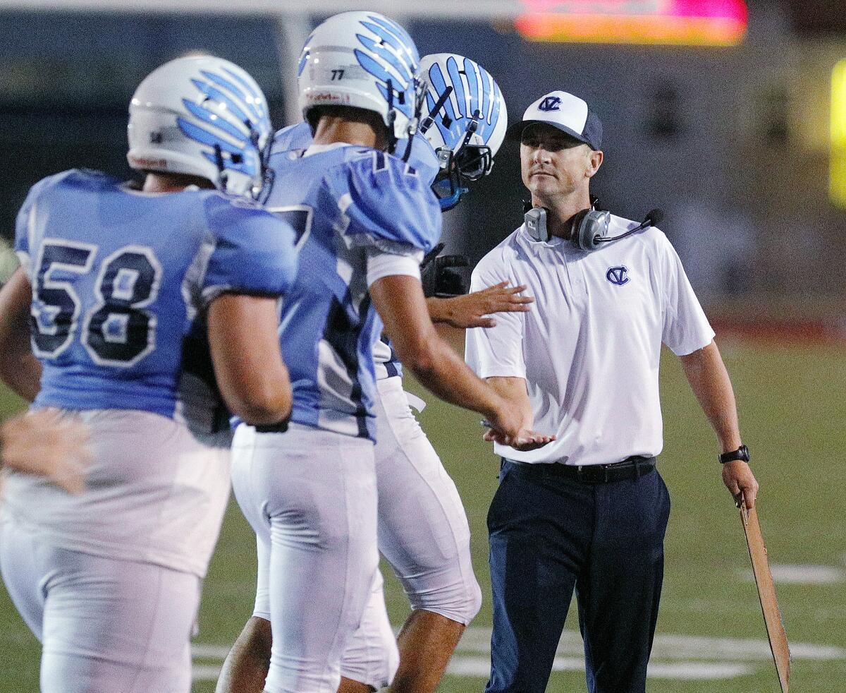 Crescenta Valley head coach Hudson Gossard has the Falcons in the CIF Division X championship game in his first season.