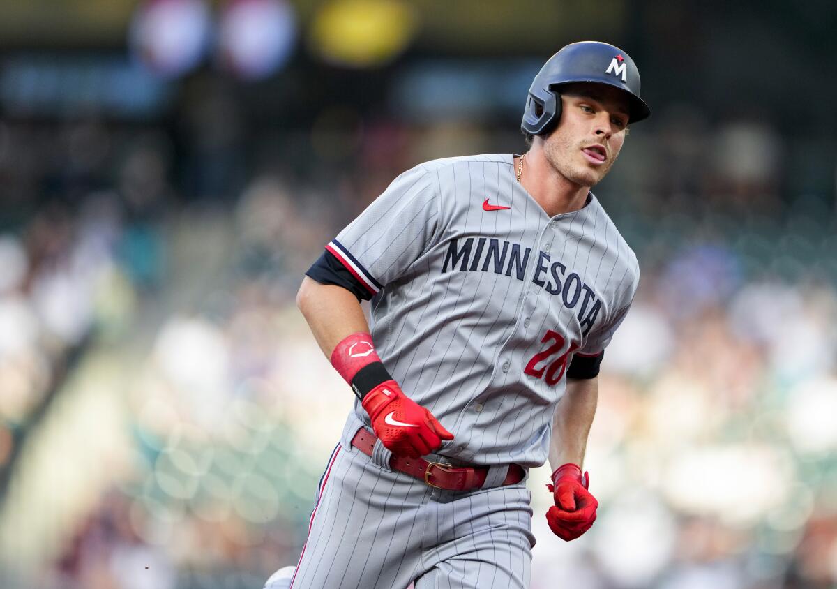 Kepler scores the go-ahead run on a passed ball in the Twins' 6-3 win over  the Mariners - The San Diego Union-Tribune