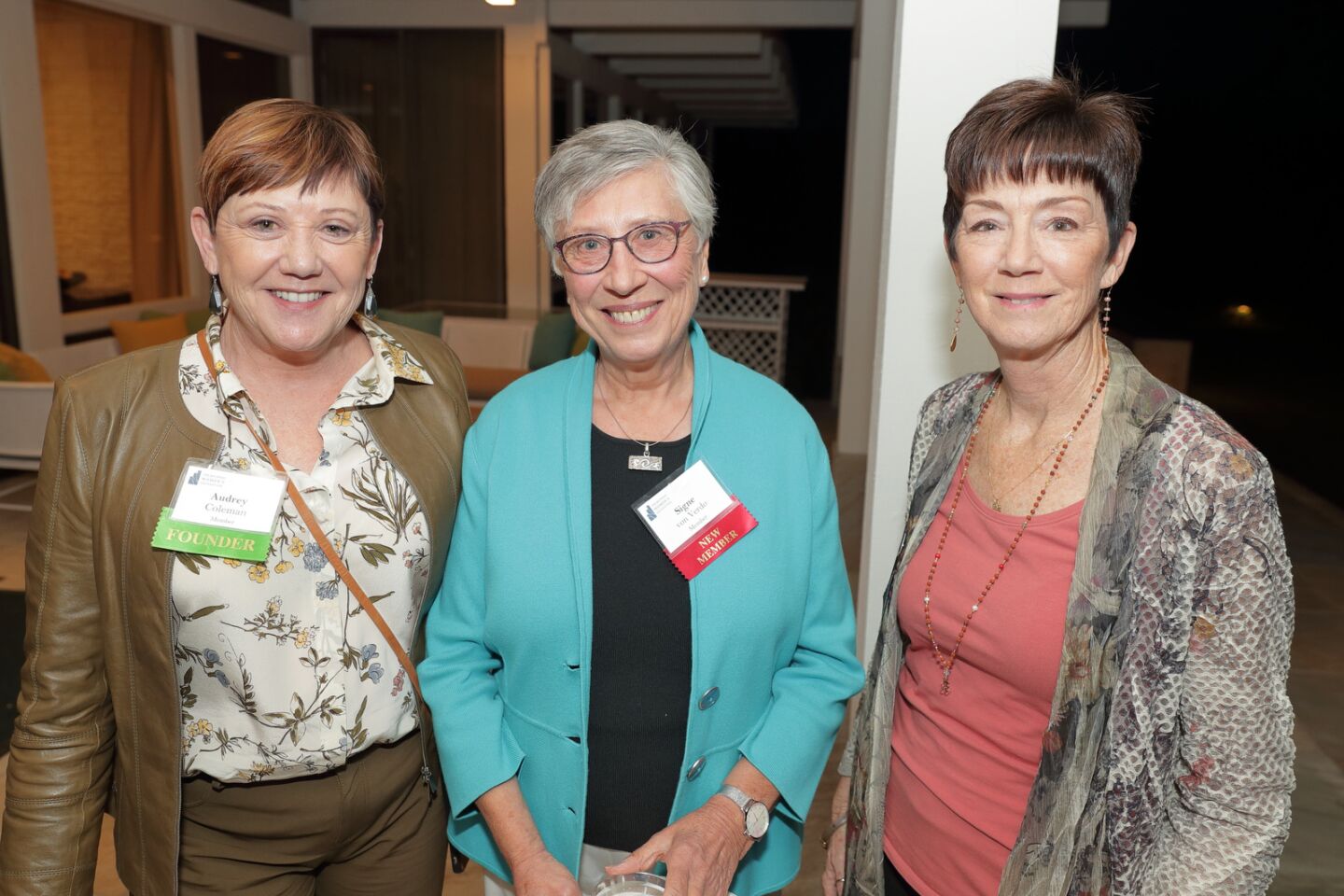 Audrey Coleman (founder), Signe von Verdo, Cindy Hill (Pres-Elect)