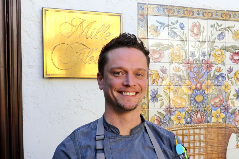 Brandon Jennings, the new executive chef at Mille Fleurs.