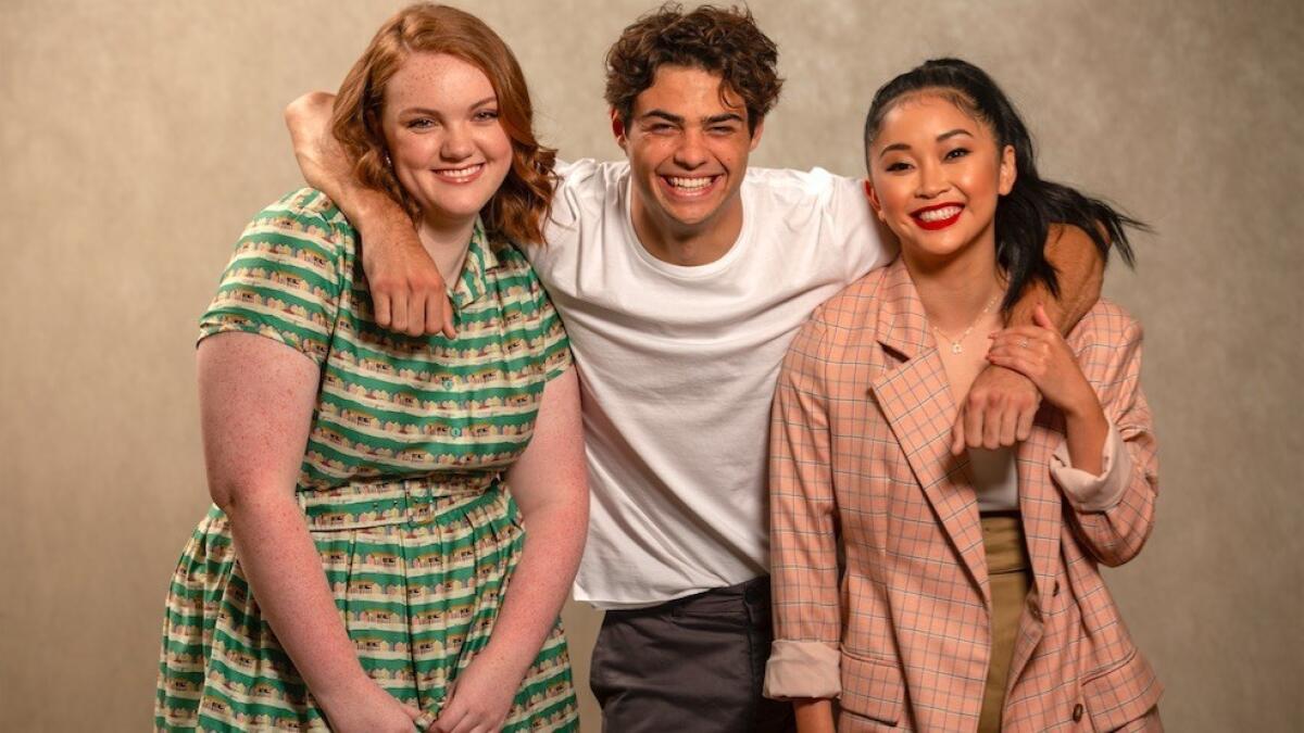 Shannon Purser, left, stars in "Sierra Burgess Is a Loser" with Noah Centineo, who also stars in "To All the Boys I've Loved Before" with Lana Condor.
