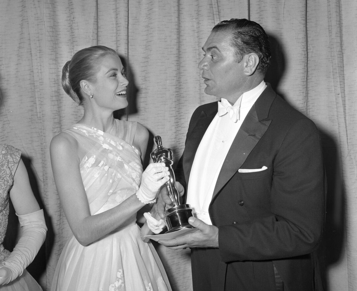Grace Kelly and Ernest Borgnine