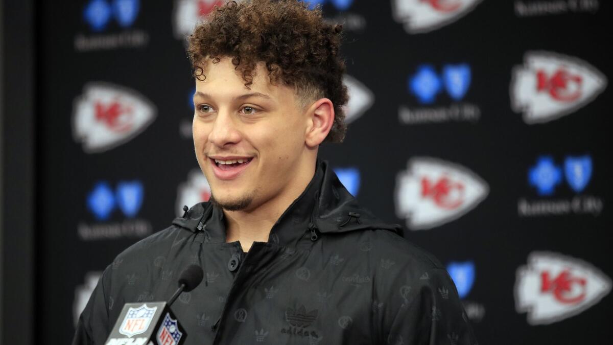 Quarterback Patrick Mahomes of the Kansas City Chiefs is in the conversation for most valuable player in the NFL.