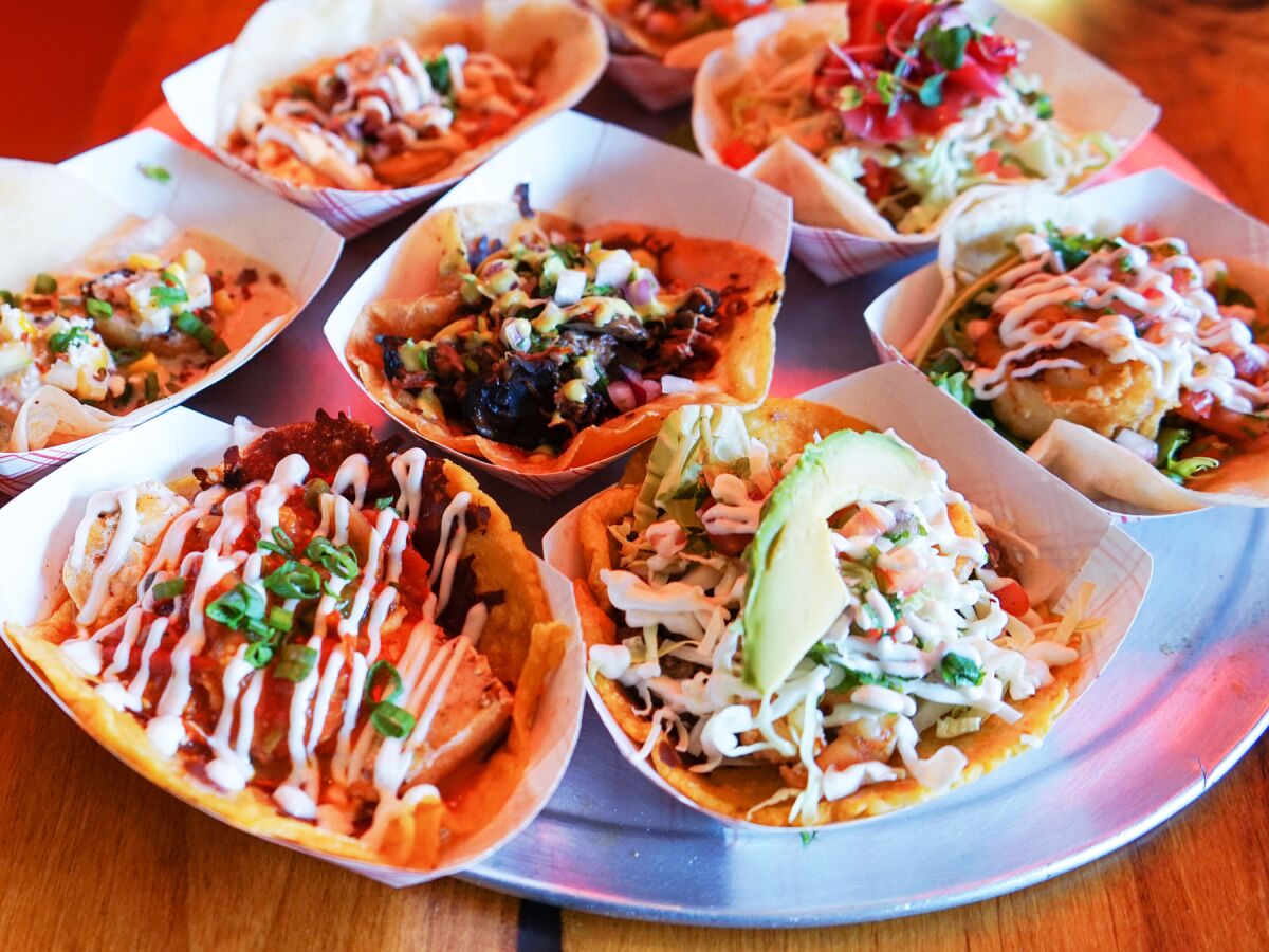 City Tacos offers more than 20 varieties of tacos.