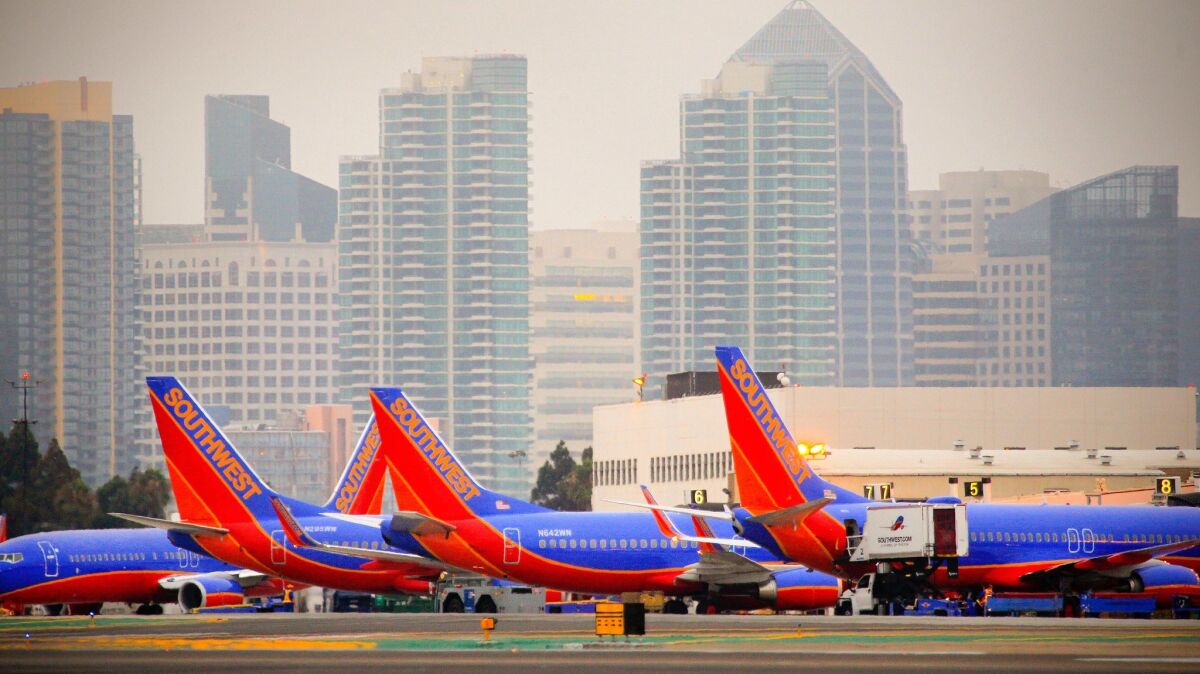 Southwest Airlines is starting a new ad campaign promoting the carrier as the number one airline in San Diego for nonstop flights.