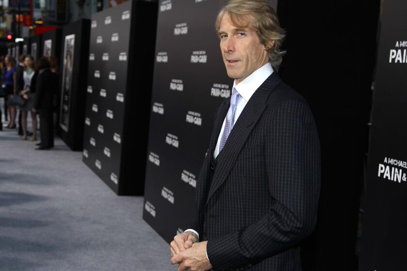 Director/producer Michael Bay at the Los Angeles premiere of "Pain & Gain" at the TCL Chinese Theatre on April 22.
