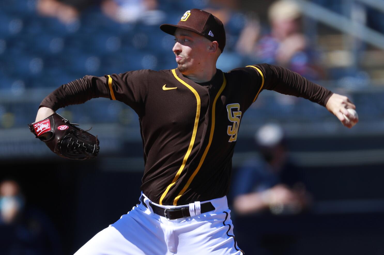 Padres notes: Blake Snell shows emotion in first spring game - The