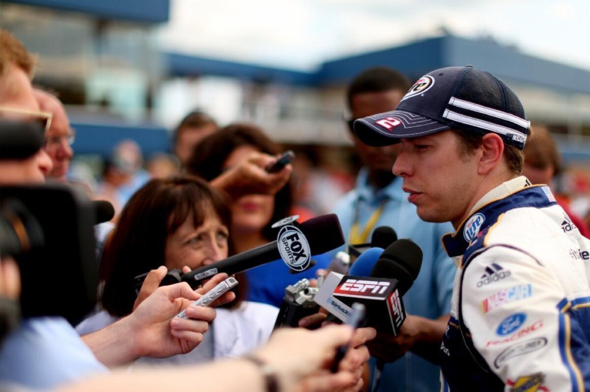 Brad Keselowski is the defending NASCAR Sprint Cup Series champion.