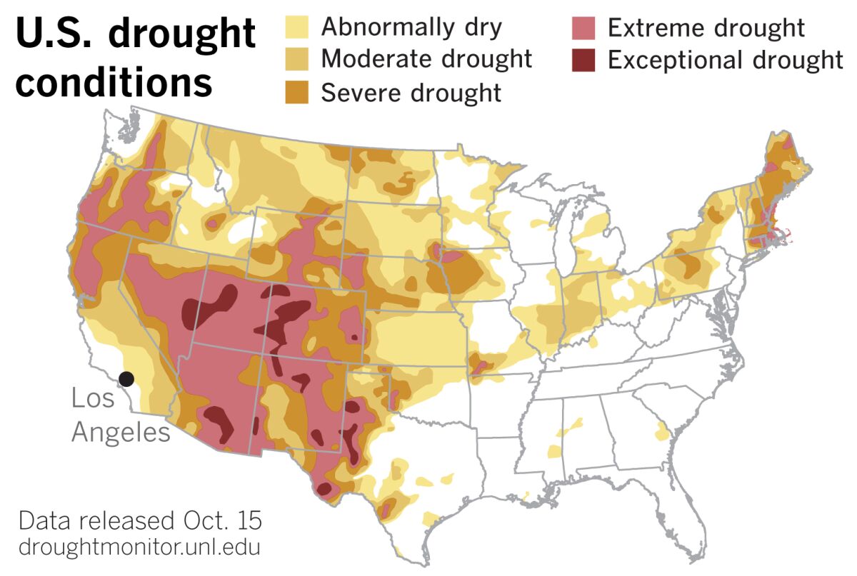 Latest U.S. Drought Monitor released Thursday.