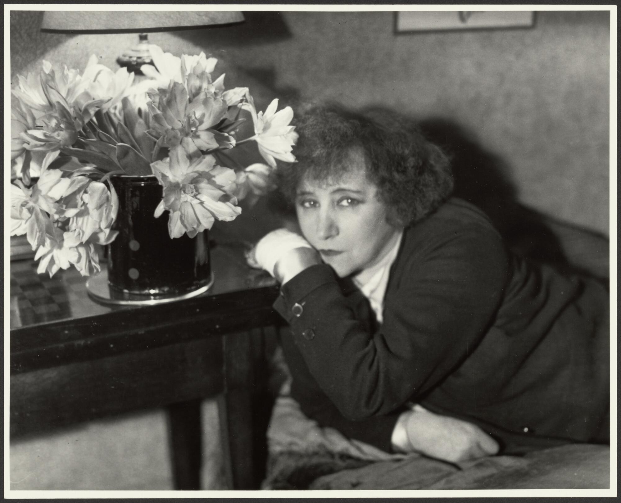 André Kertész, "Colette, Writer," 1930; gelatin silver print