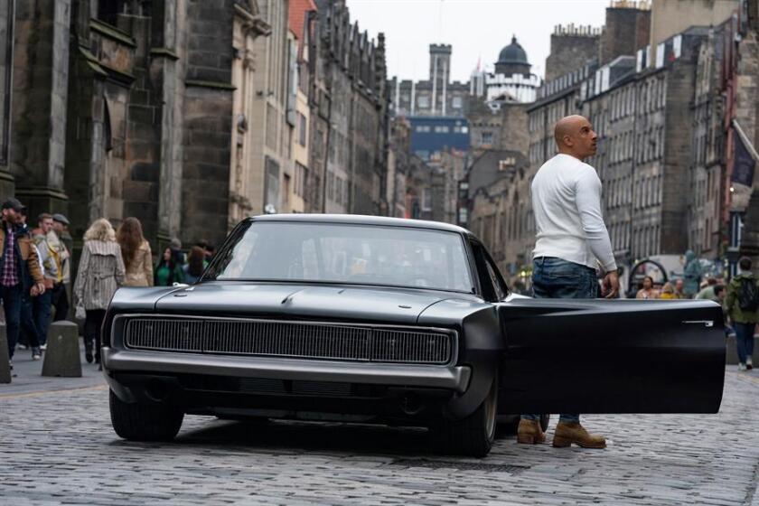 Fotografía cedida por Universal Pictures donde aparece el actor Vin Diesel en el papel de Dominic Toretto, durante una escena de la novena entrega de "Fast & Furious", bautizada simplemente como "F9", y que tiene planeado estrenarse en cines el 25 de junio de 2021.