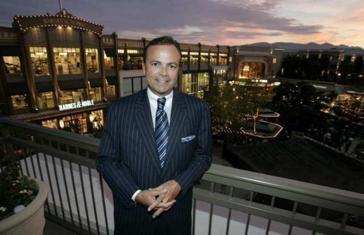 Los Angeles businessman Rick Caruso, developer of the Grove and Americana at Brand shopping malls, in 2008.