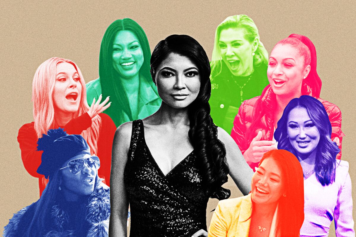A collage of women from the show "The Real Housewives of Salt Lake City"