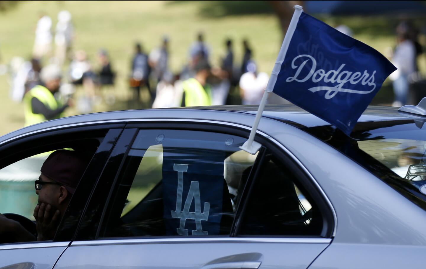 Opening day for the Dodgers