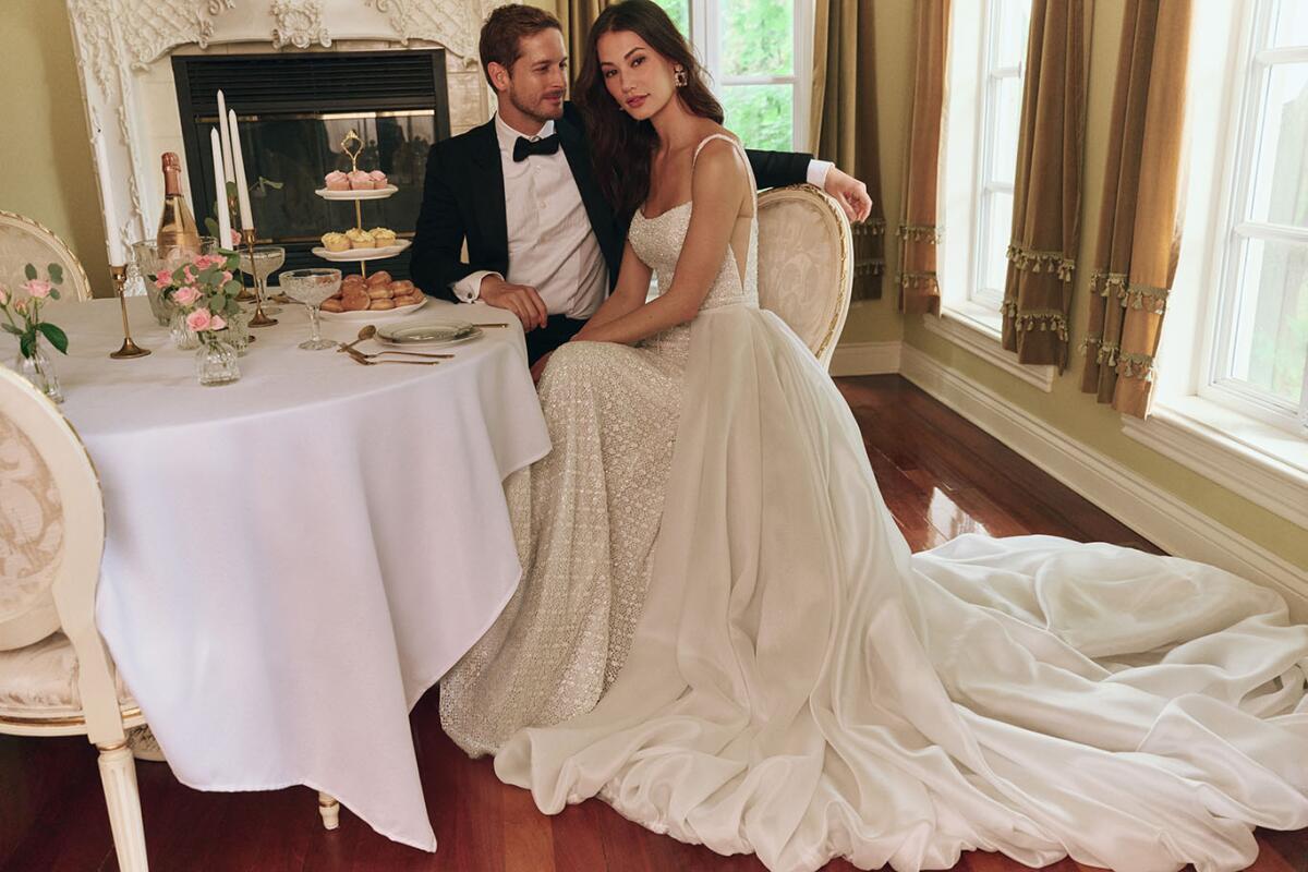 The Star Sheath wedding dress by Maggie Sottero.