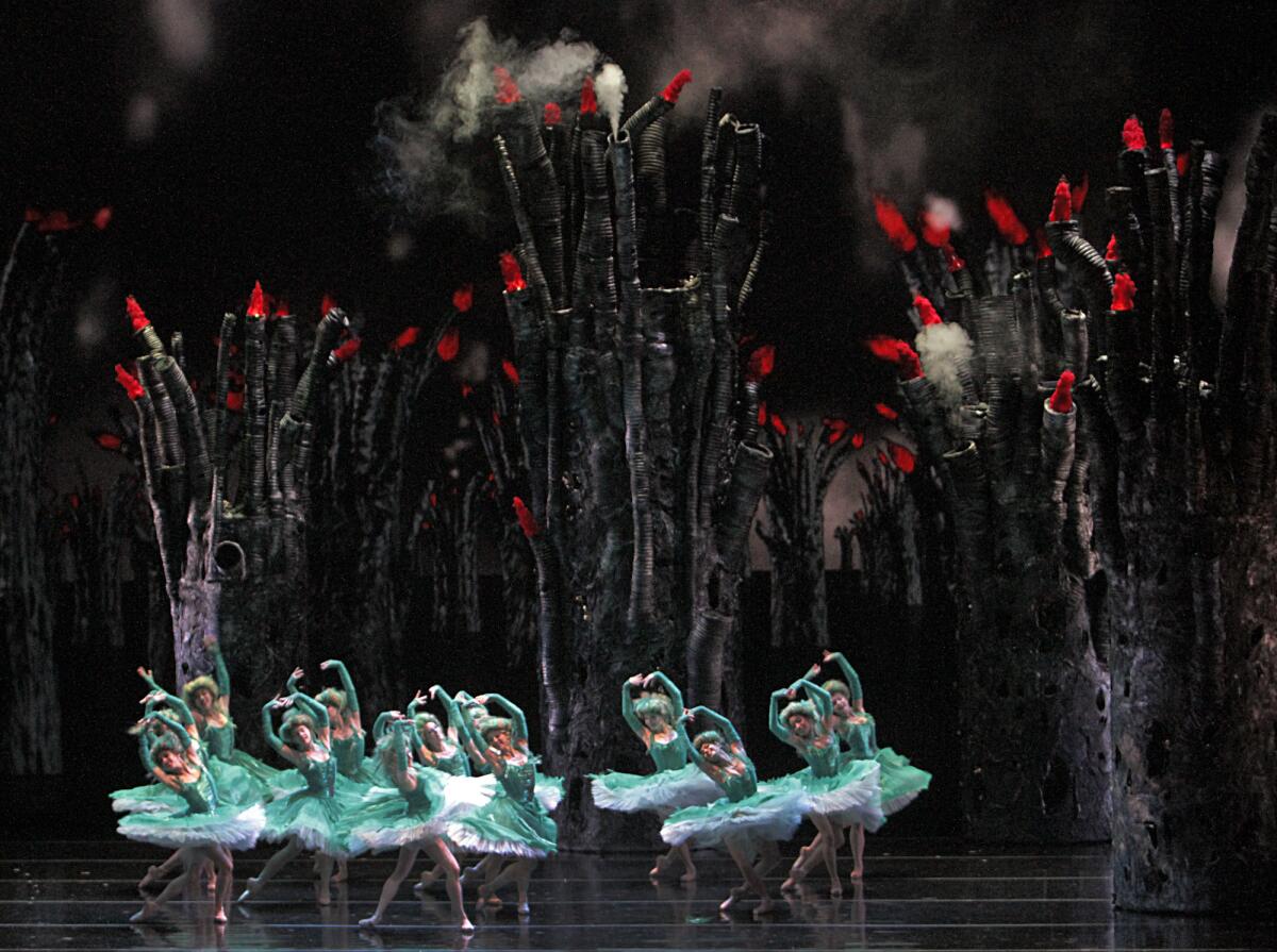 Members of New York's American Ballet Theatre perform in a production of "Firebird" at the Segerstrom Center for the Arts in Costa Mesa in 2012. The Library of Congress will acquire the company's archive.