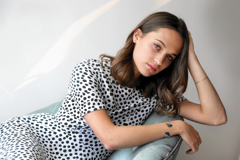 Alicia Vikander, the Swedish actress who is Hollywood's latest rising star.