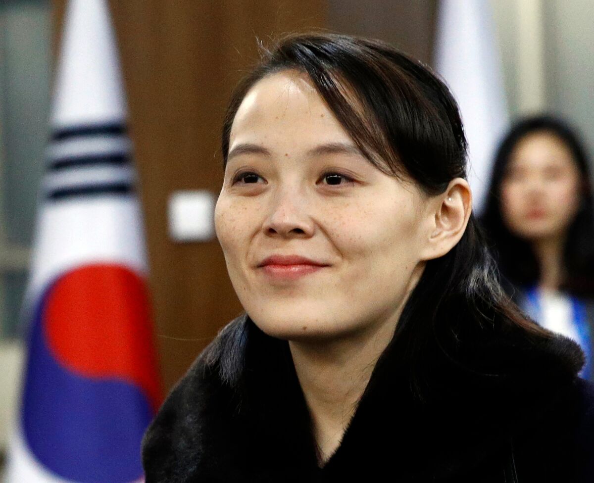 Kim Yo Jong, sister of North Korean leader Kim Jong Un