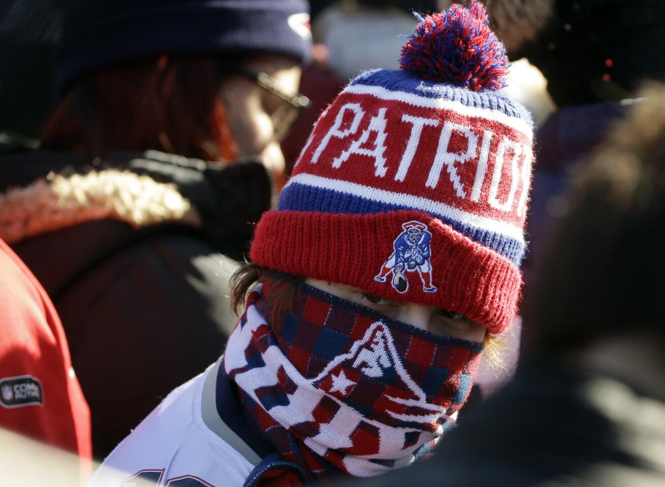 APphoto_Super Bowl Patriots Rally Football