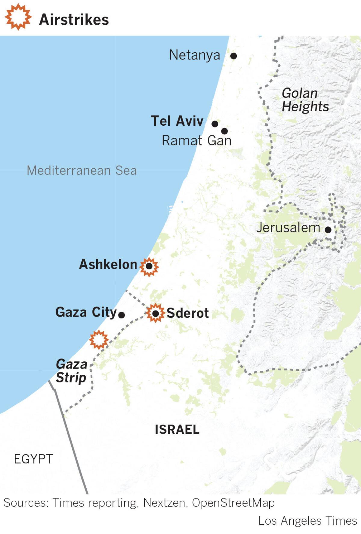 Intense rocket fire at Israel-Gaza border leaves at least 27 dead in ...