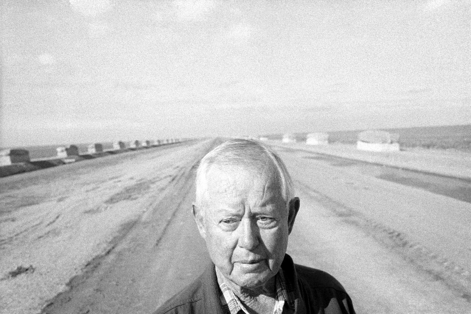 J.G. Boswell II on his land in the Tulare Lake Basin.