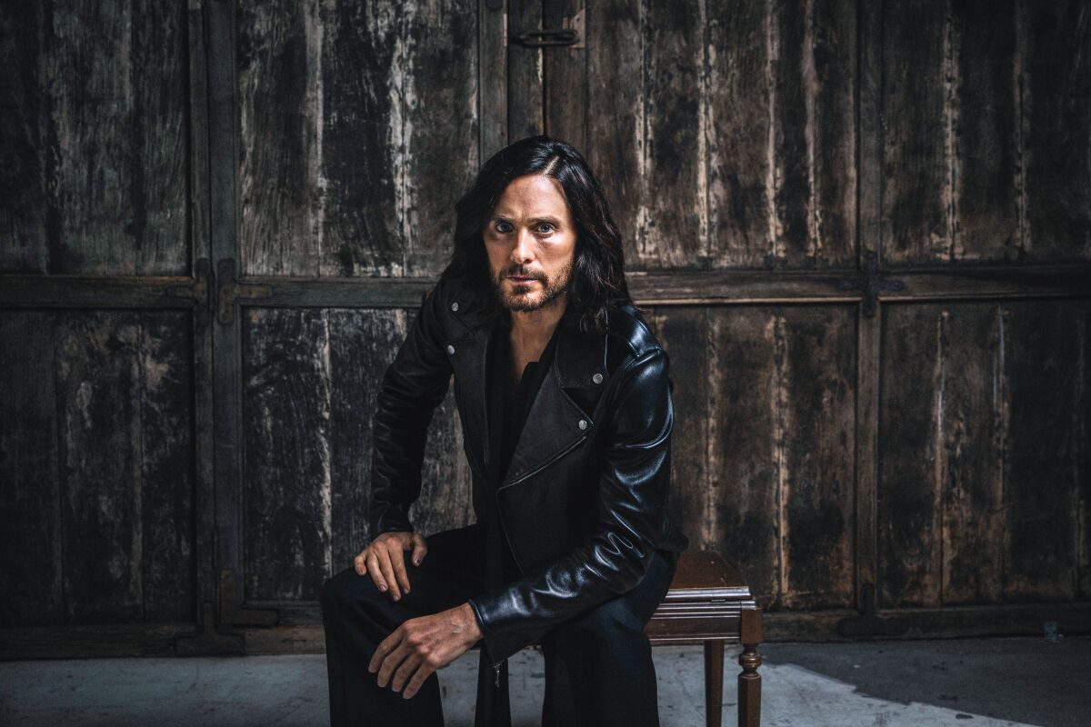 Oscar winning actor Jared Leto is photographed at home