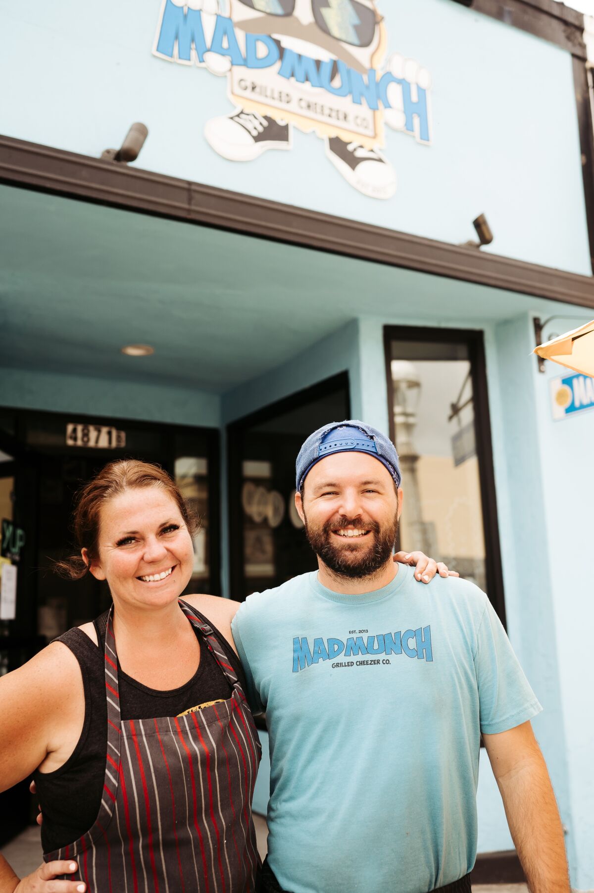 Husband and wife Kate and Zach Heinz started Mad Munch Grilled Cheezer Co. from an idea Zach had in 2003.