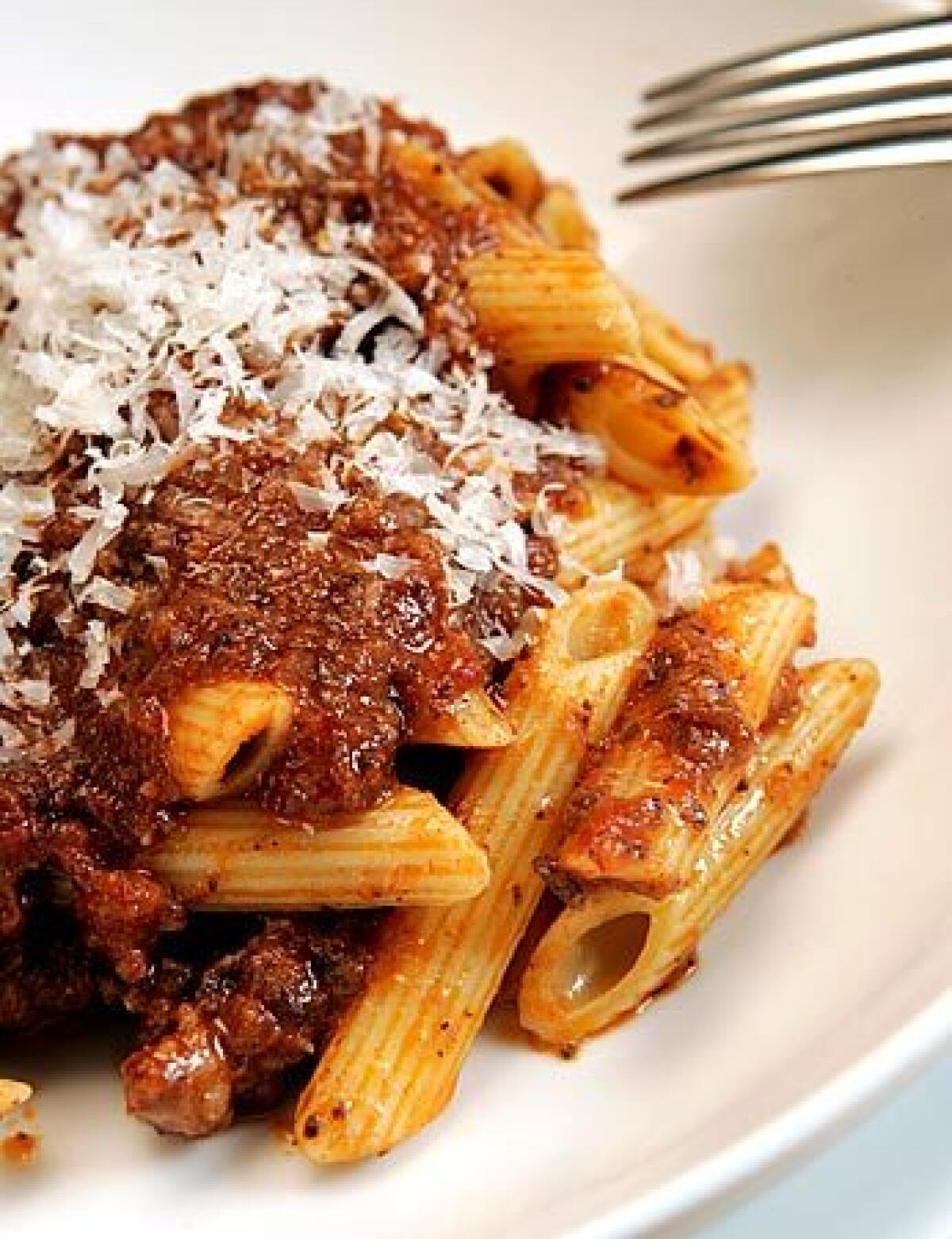 Four kinds of pork add rich flavor to this ragu.