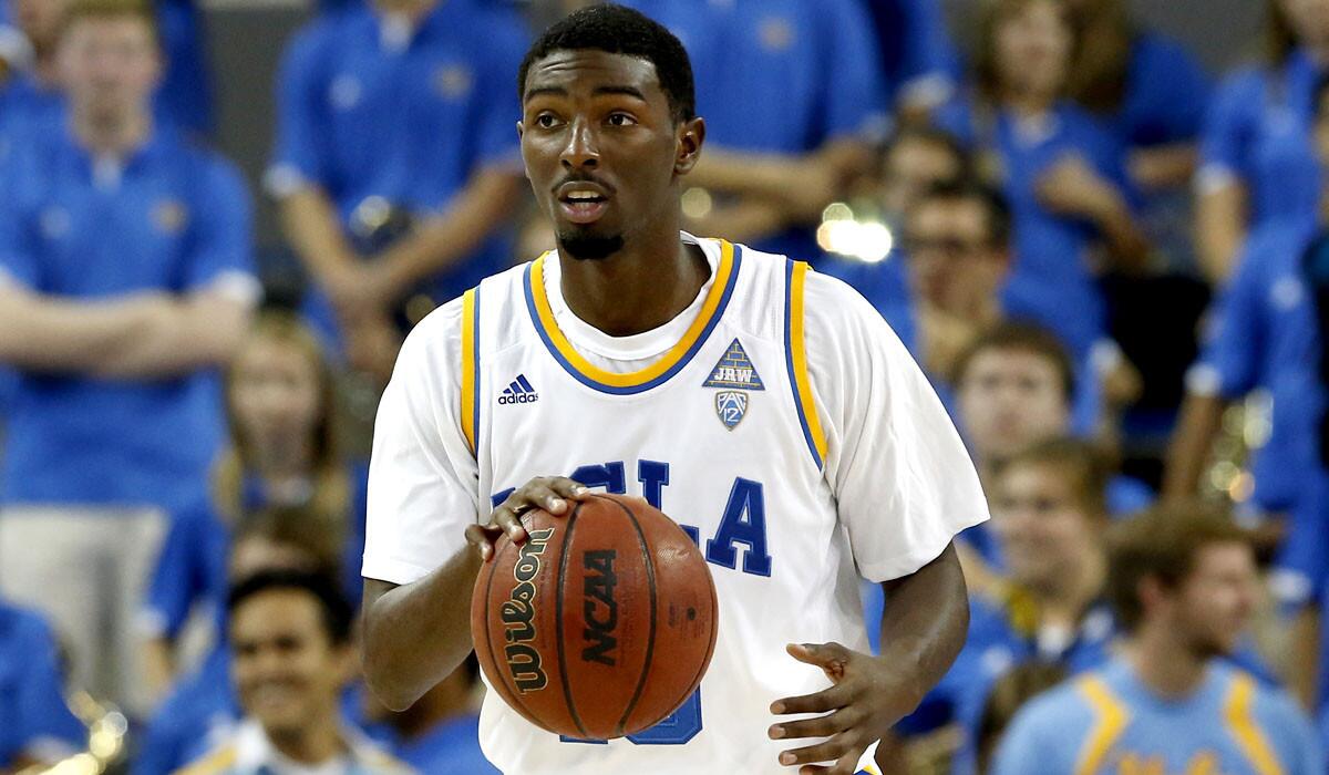 Bruins guard Isaac Hamilton, shown during a game earlier this season, scored 15 points against Alabama on Sunday.