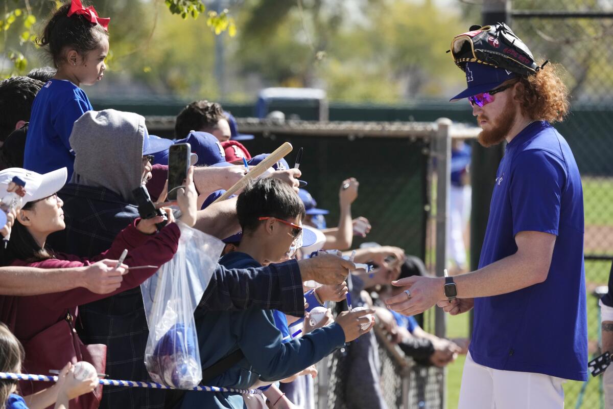 Dodgers spring training live updates: Latest news and analysis - Los  Angeles Times