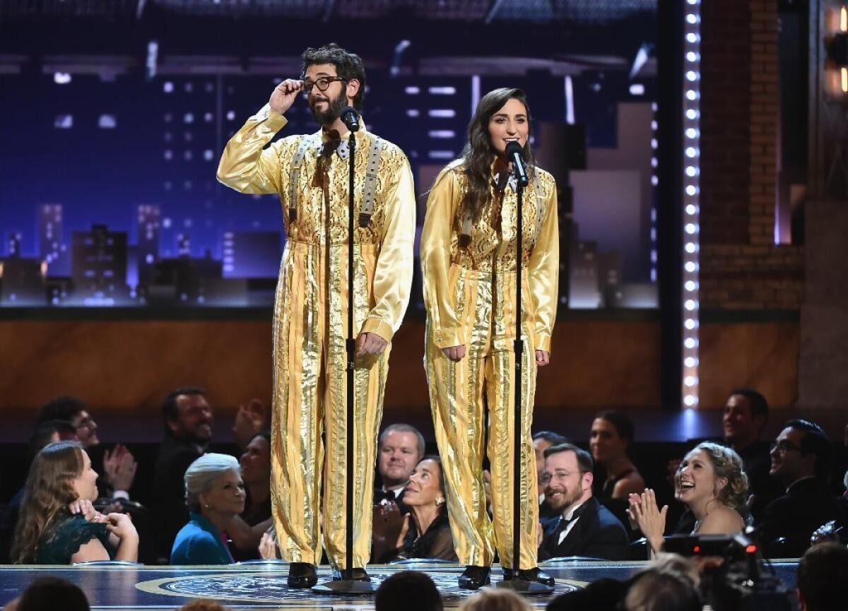 Josh Groban and Sara Bareilles host the 2018 Tony Awards.