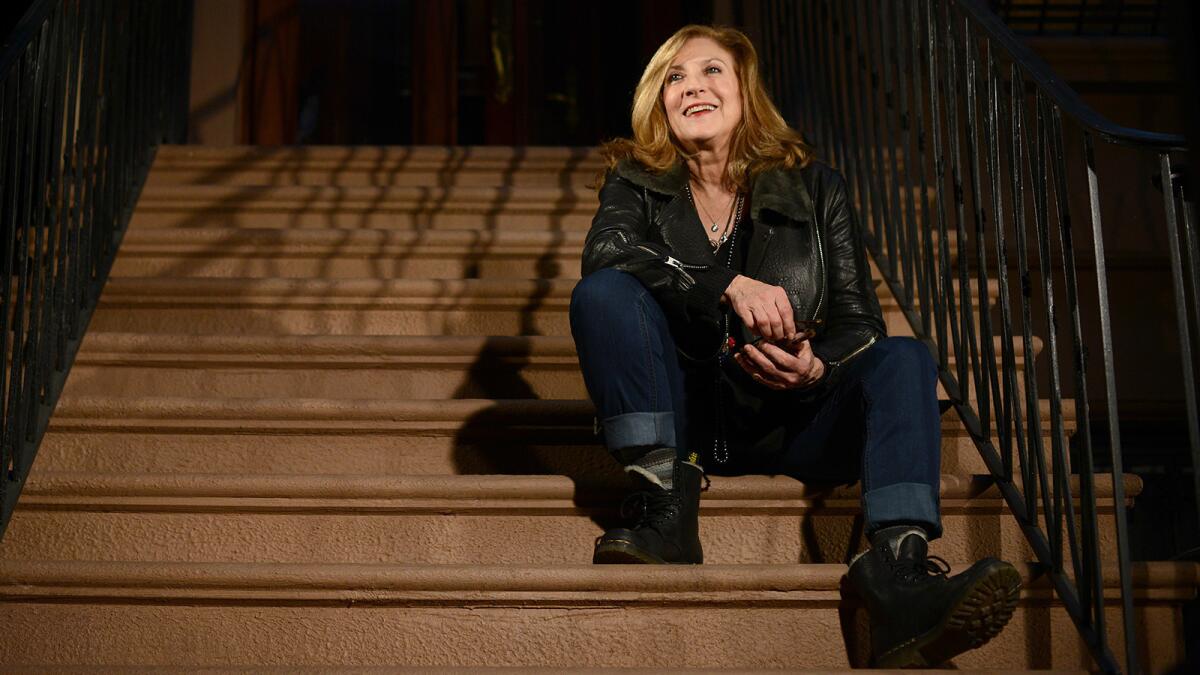 Lesli Linka Glatter, one of many female directors, on the "Homeland" set in New York in 2016. (Jennifer S. Altman / For The Times)