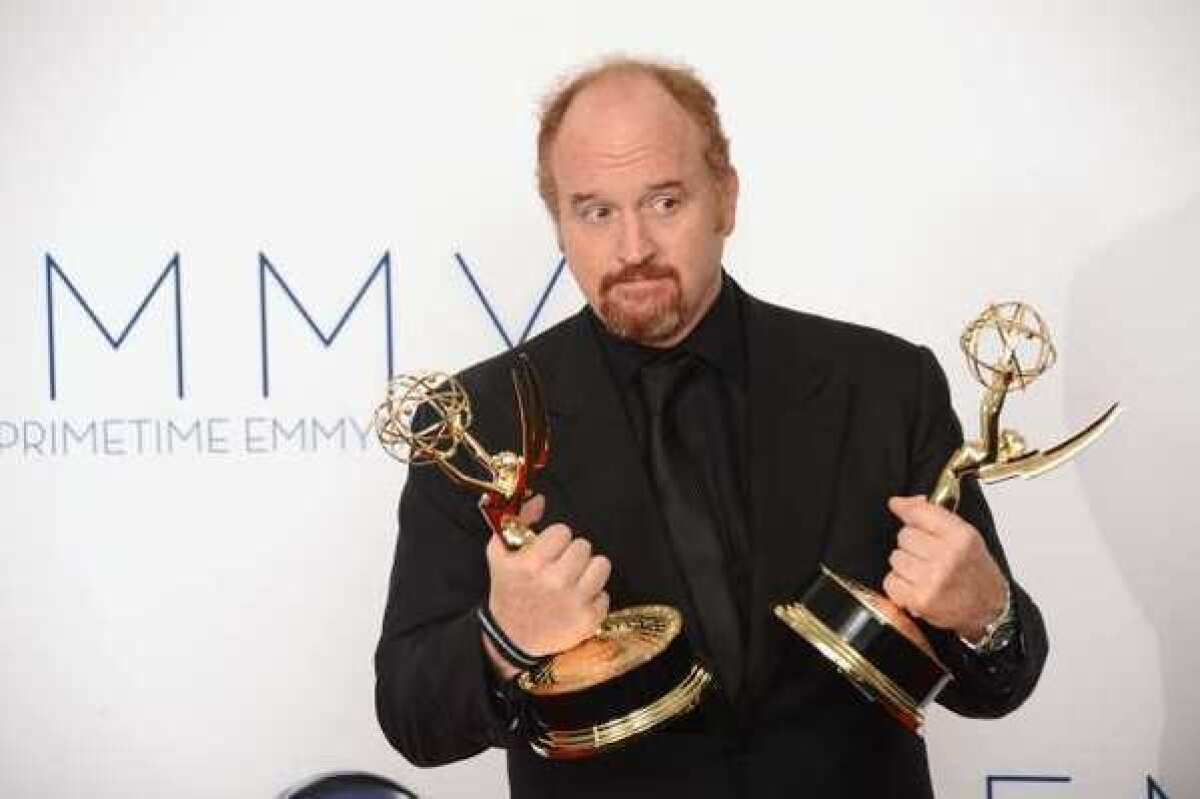 Louis C.K., creator and star of FX's "Louie," won Emmys for "Louis" and for "Louis C.K. Live at the Beacon Theatre" special. The comedian is delaying the launch of the fourth season until spring 2014.