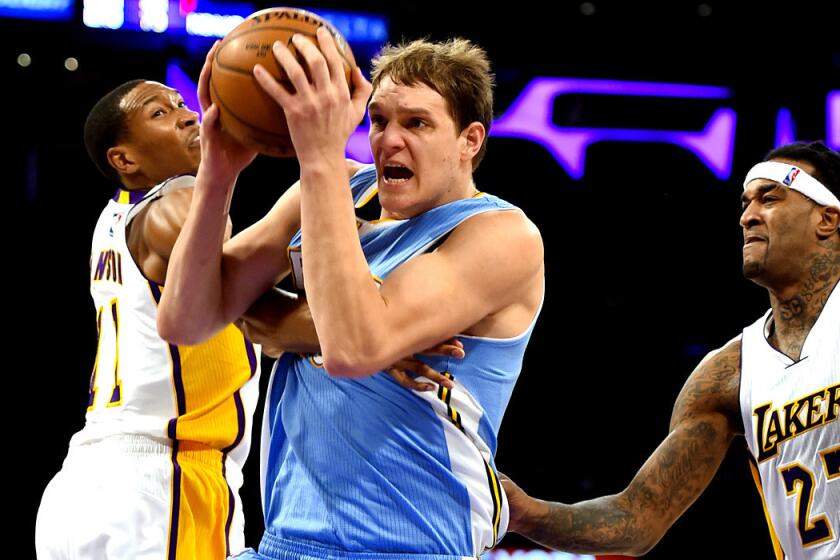 The Cleveland Cavaliers have acquired Timofey Mozgov from the Denver Nuggets for two future first-round draft picks.