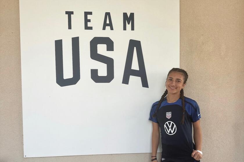 Etiwanda junior Scottie Antonucci is captain of the USA 16U national team in soccer.