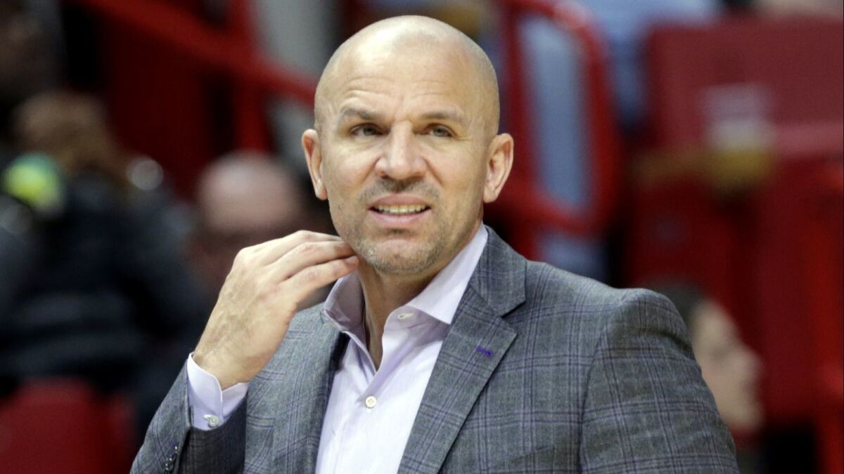 Jason Kidd comes to the Lakers with some baggage.