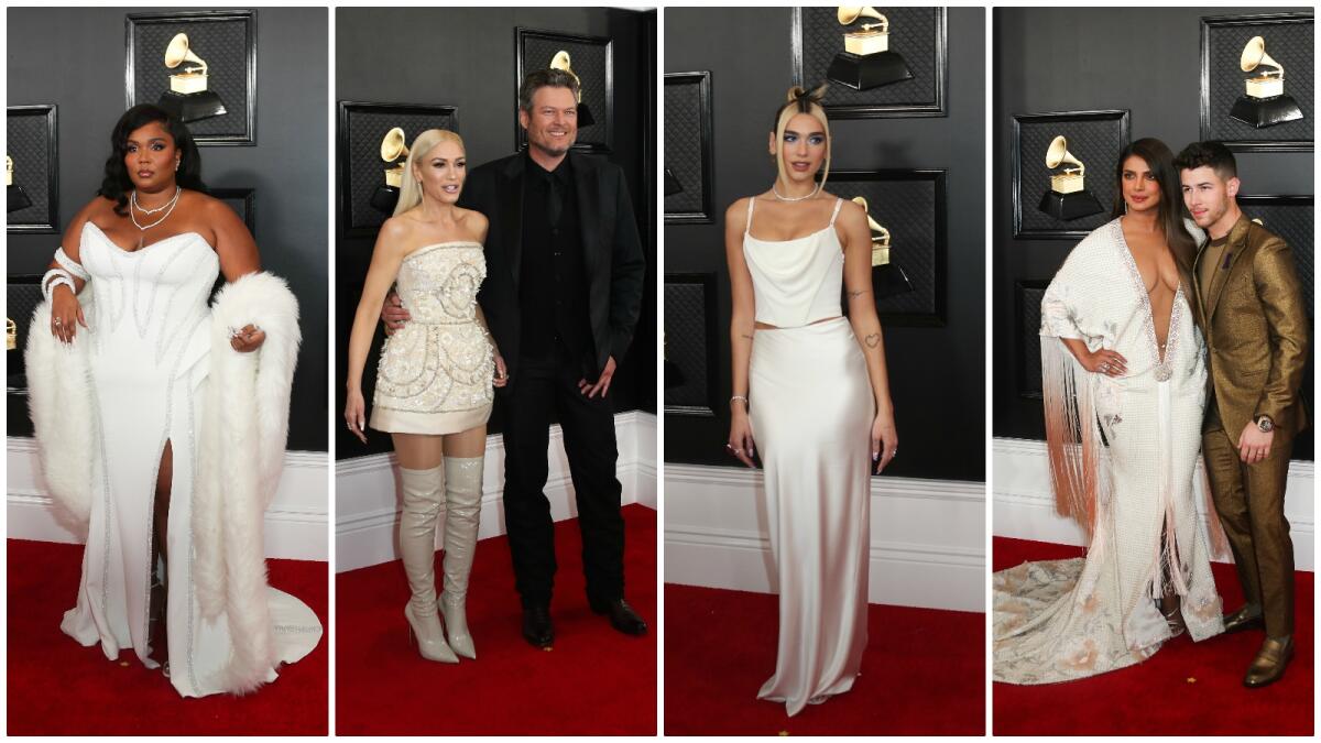 White was on trend at the 2020 Grammy Awards