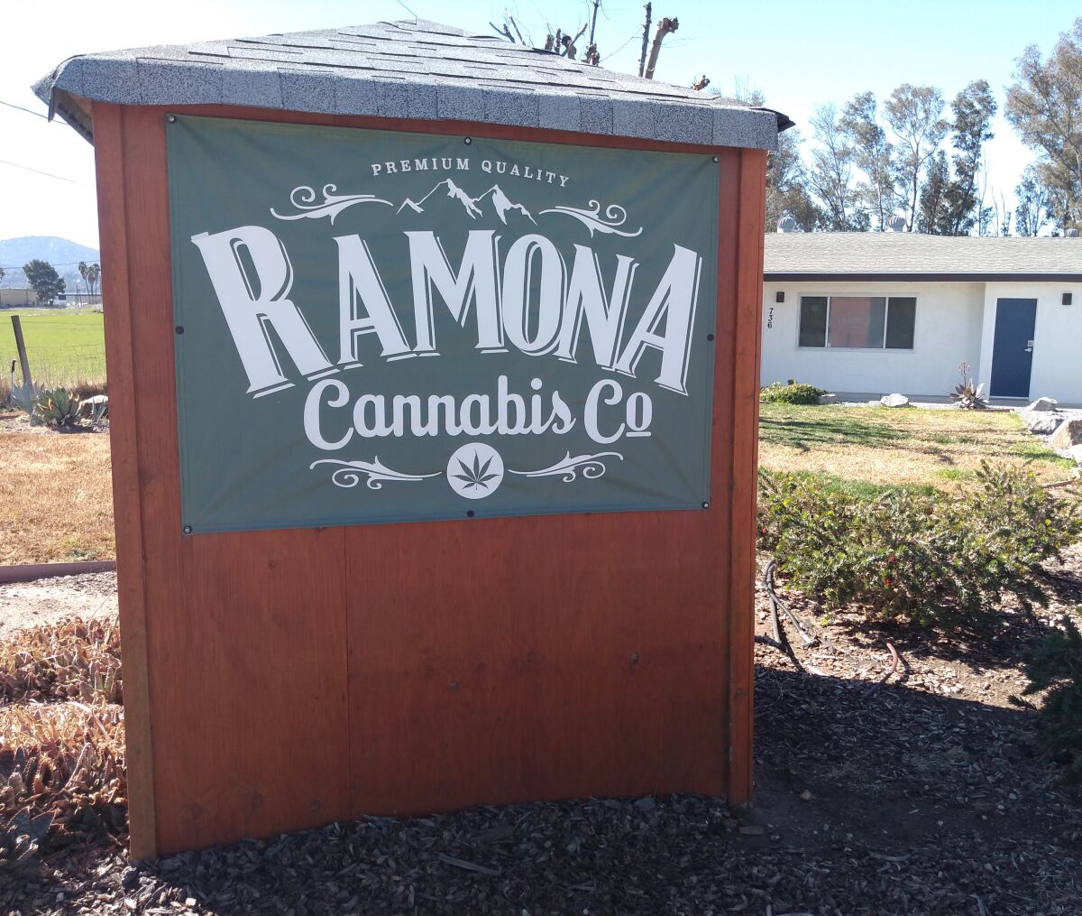 Ramona Cannabis Co. plans to add marijuana cultivation and manufacturing space to its building at 736 Montecito Way.