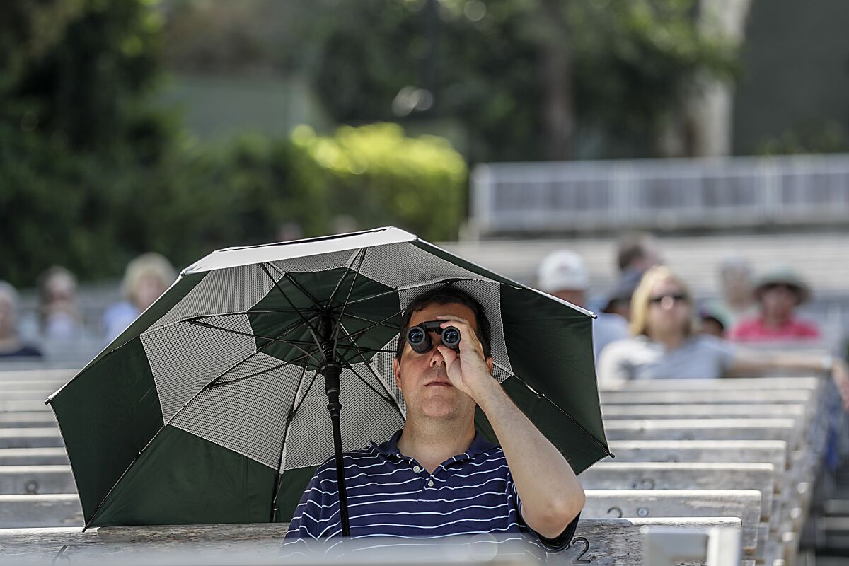 David Gottlieb of Burbank has lived in the area nearly 25 years but first heard of free rehearsals at Hollywood Bowl a few weeks ago. He says it's fantastic and that he has come numerous times since.