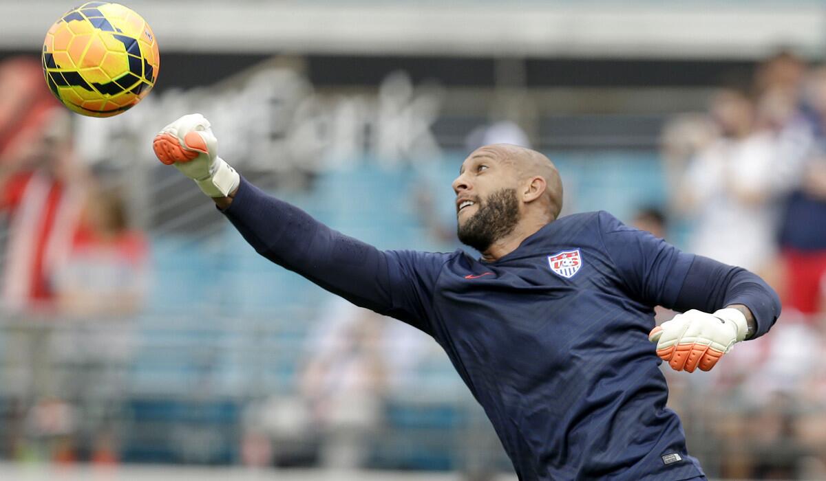 American goalkeeper Tim Howard of a rematch with Ghana: "There is no revenge factor. That's not what's motivating us."