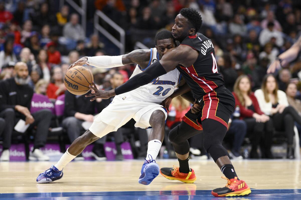 Heat hit 8 4th-quarter 3s in win over Wizards - The San Diego Union-Tribune