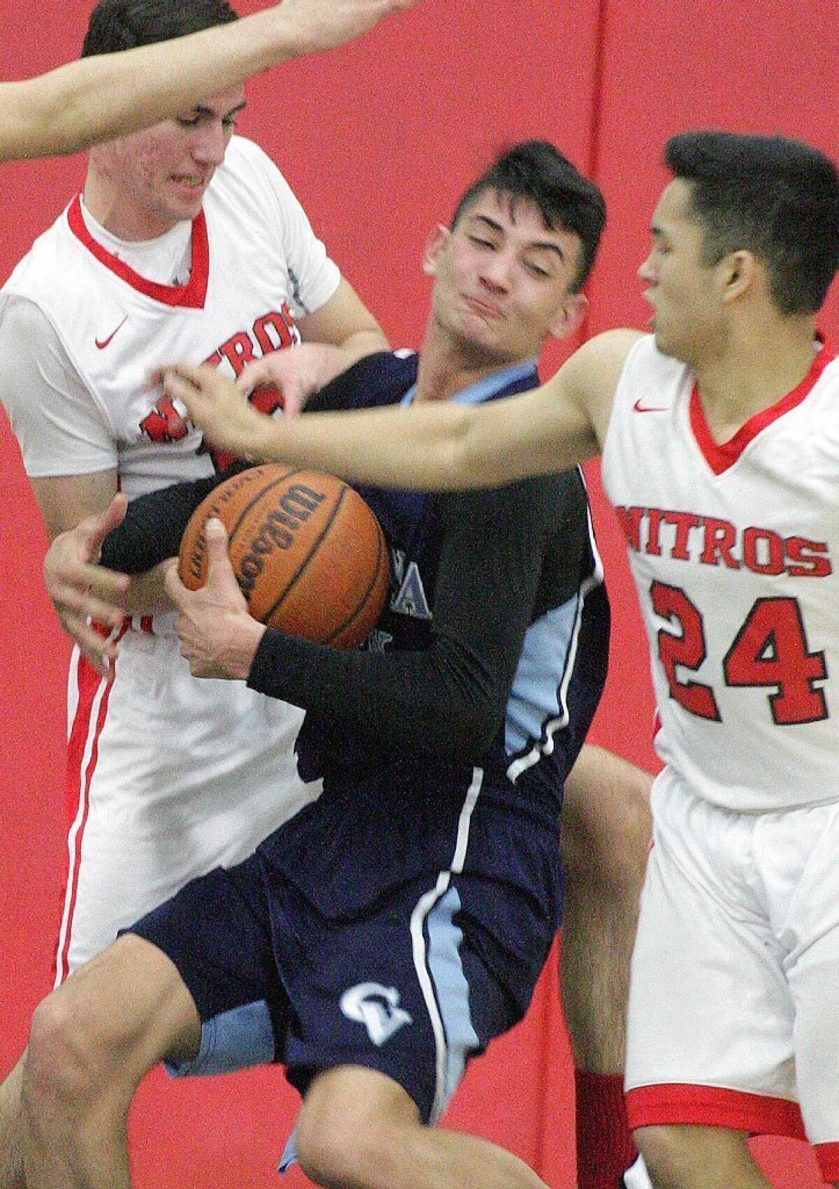 Crescenta Valley High boys' basketball pulled away from Glendale on Friday night.