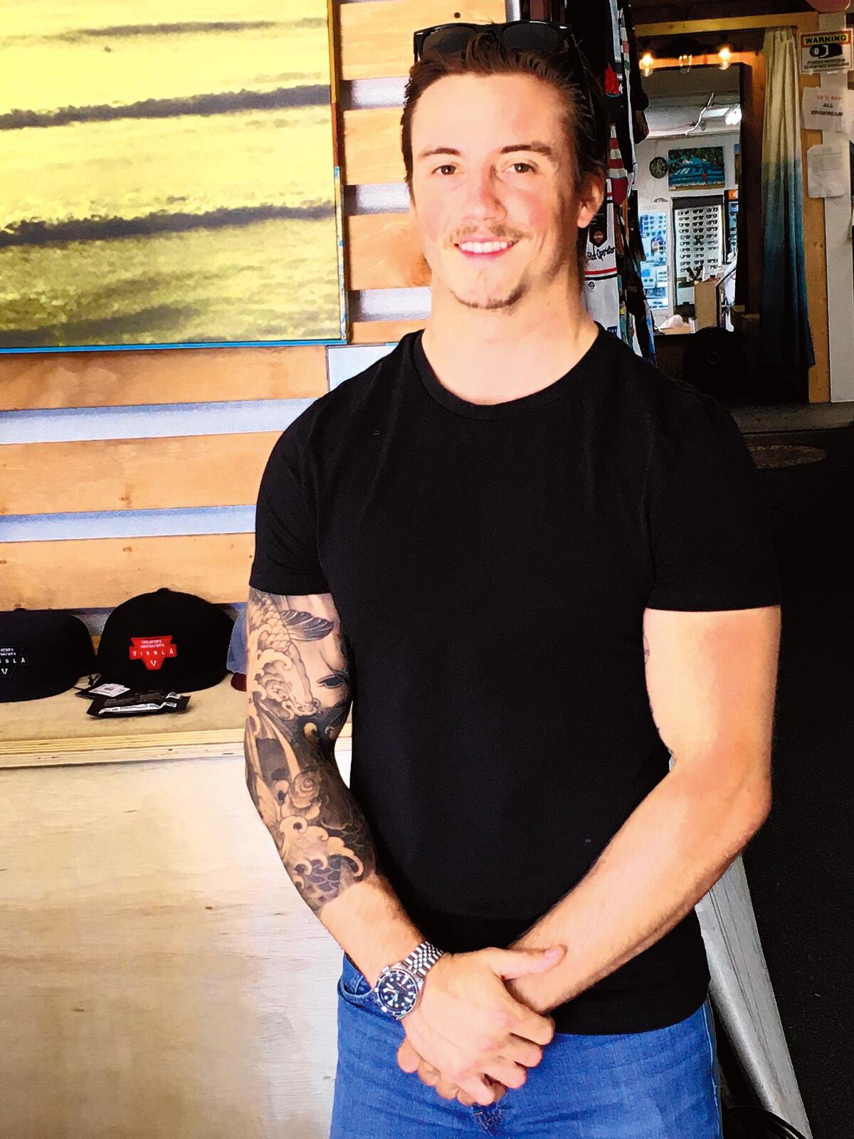 Colby Bruno — an employee at Bird Rock Surf Shop, which is located near a roundabout on La Jolla Boulevard — observes: "People don’t know how to use it. There’s a lot of honking and upraised arms."
