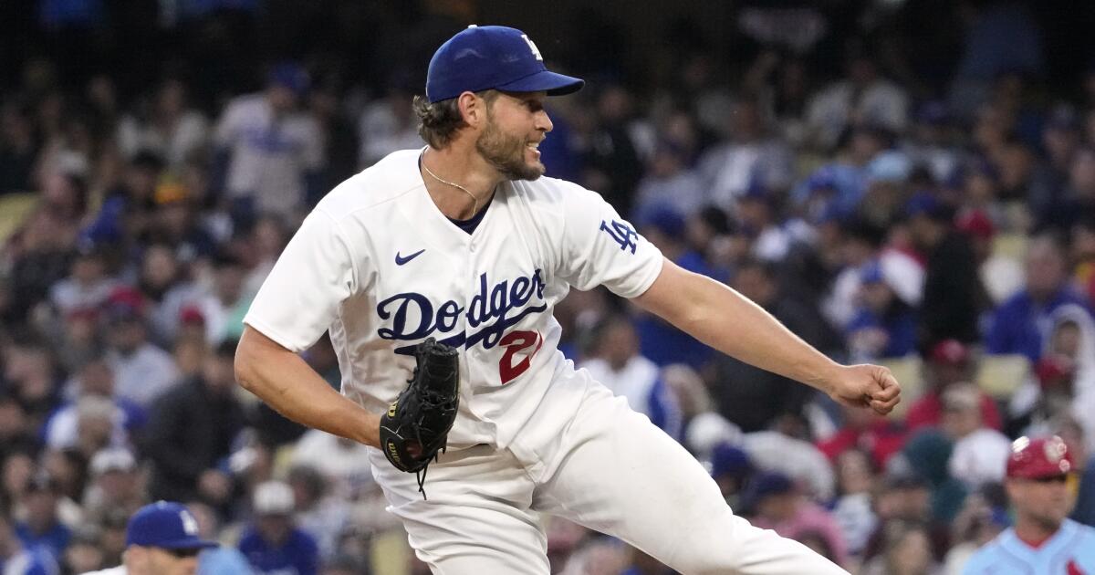 Cardinals stretch Clayton Kershaw past his limit to take Game 1