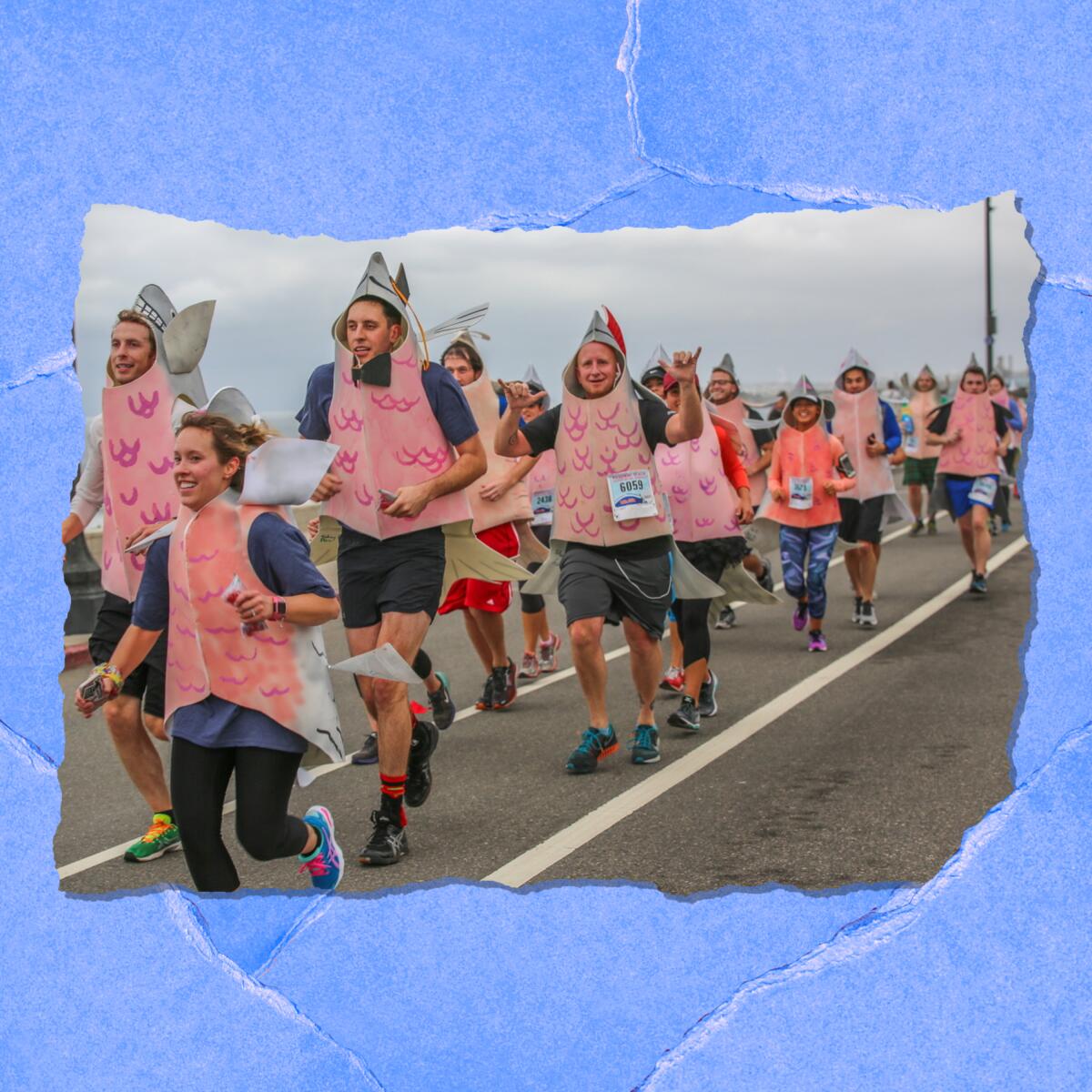 Costumes matter at the Redondo Beach Super Bowl 10K.