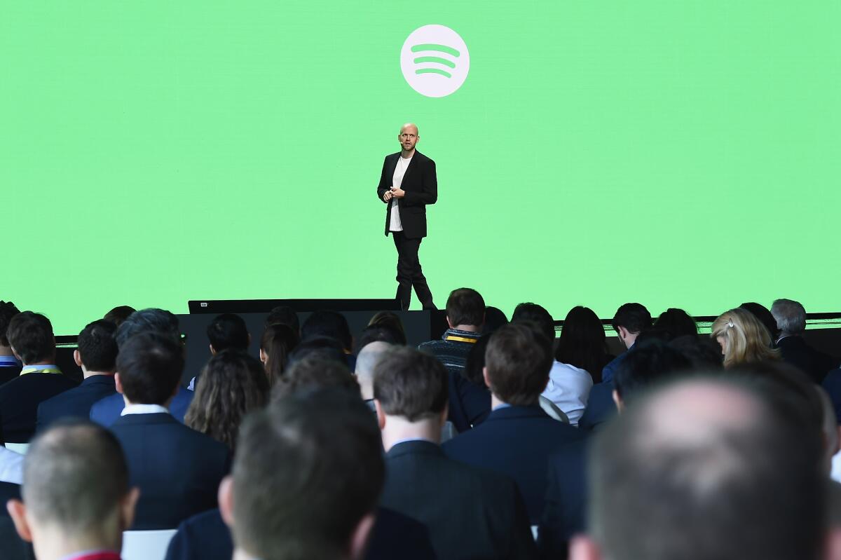 Spotify Chief Executive Daniel Ek