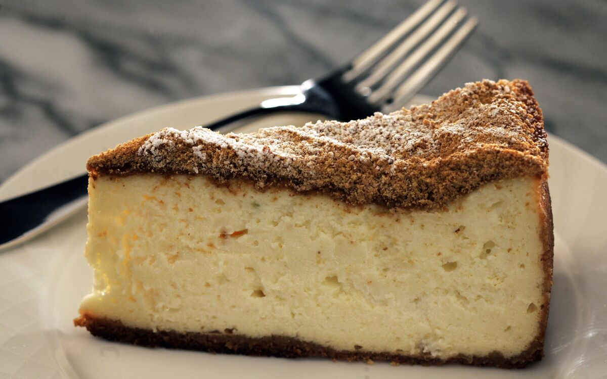 Marino's ricotta cheesecake