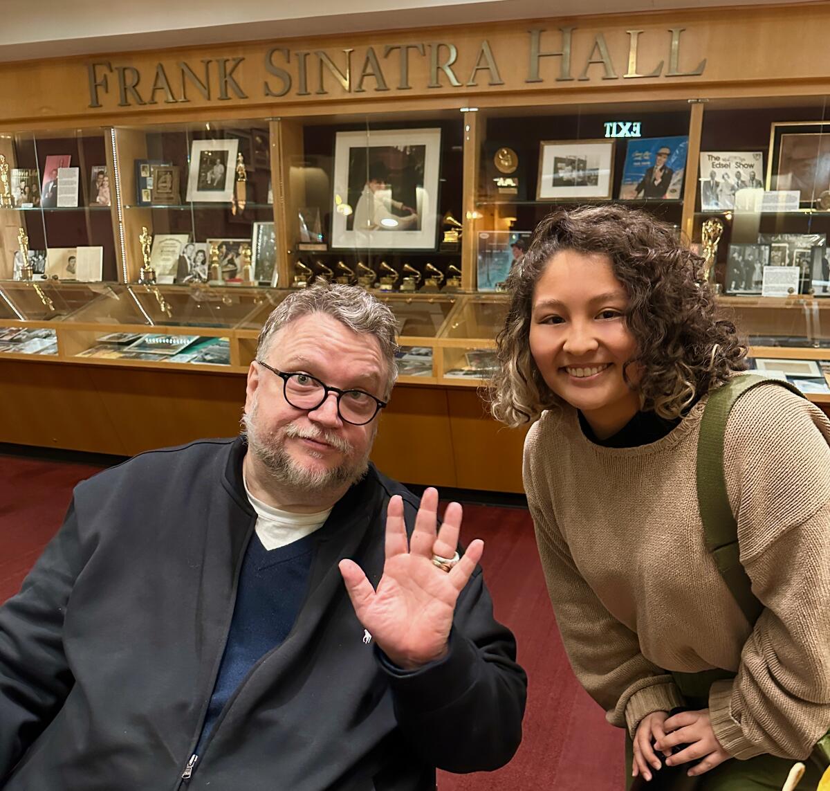 Director Guillermo del Toro visits USC’s School of Cinematic Arts and chats with film student Melanie An.