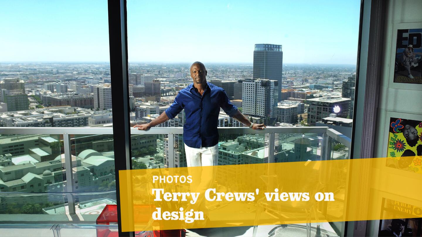 Did you know that actor Terry Crews -- "Brooklyn Nine-Nine," "The Newsroom" -- is a huge design buff?